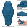 Calexotics - Rider Massager Double Moteur Télécommande Bleu